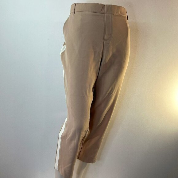 DEX CLOTHING Women's Side Stripe Sandstorm Pull On Capri Pant - Size 1X - NWT - Picture 1 of 4